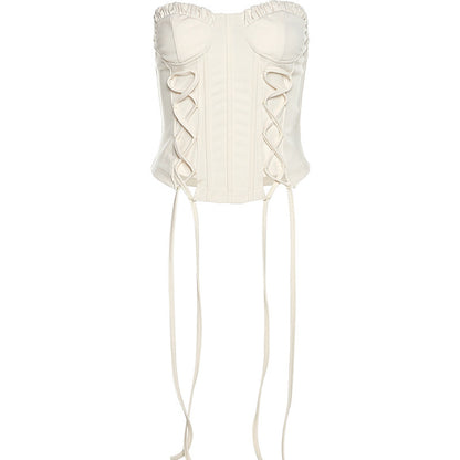 Spring And Summer New Women's Solid Color Slim Vest