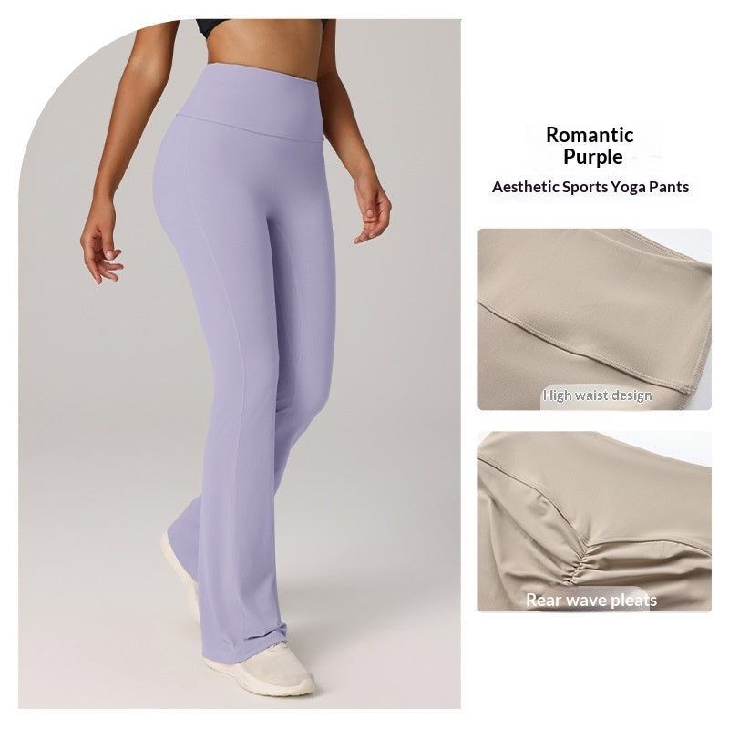 Pantalones acampanados para yoga, running y pilates que realzan los glúteos