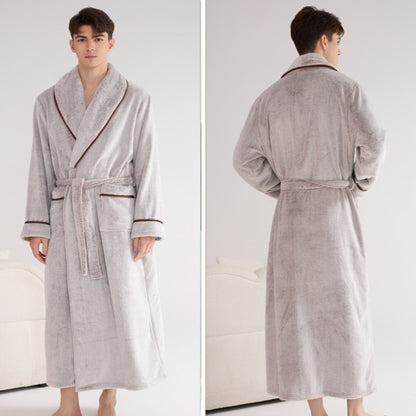 Thick Night-robe Flannel Couple Models
