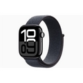 Apple Watch 10 GPS, carcasa de aluminio negro azabache de 42 mm, correa deportiva Ink Loop (MWWG3QH/A)