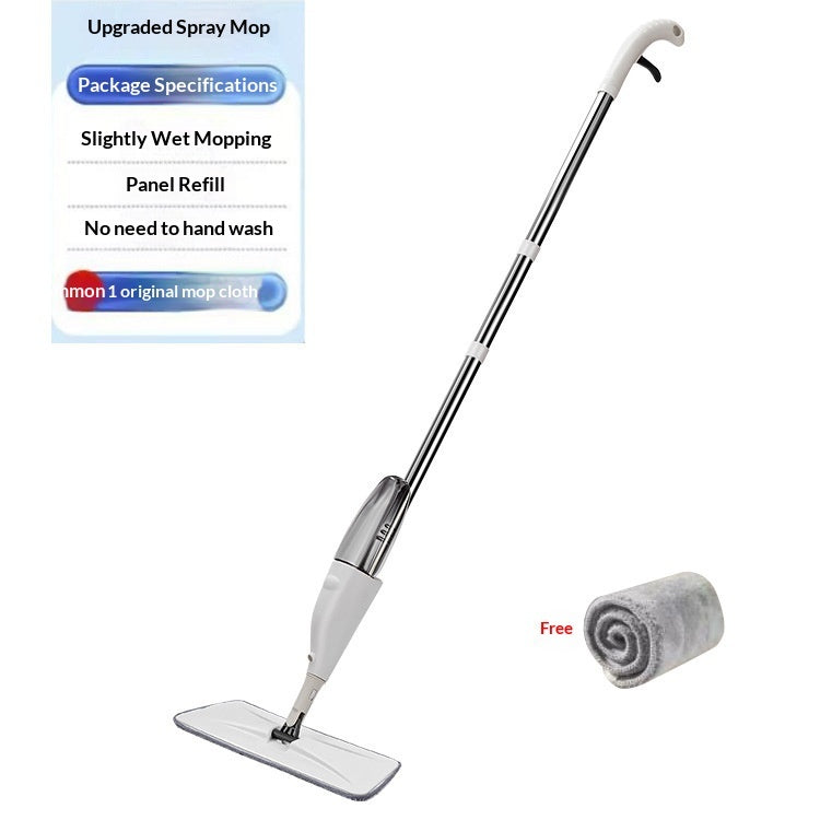 El trapeador en aerosol y el trapeador plano en aerosol limpian en una sola pasada. Adecuado tanto para limpieza en seco como en húmedo.