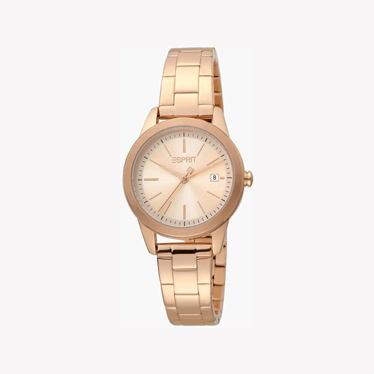 Esprit Women's Rose Gold Watch, Stainless Steel Band | ES1L239M0085