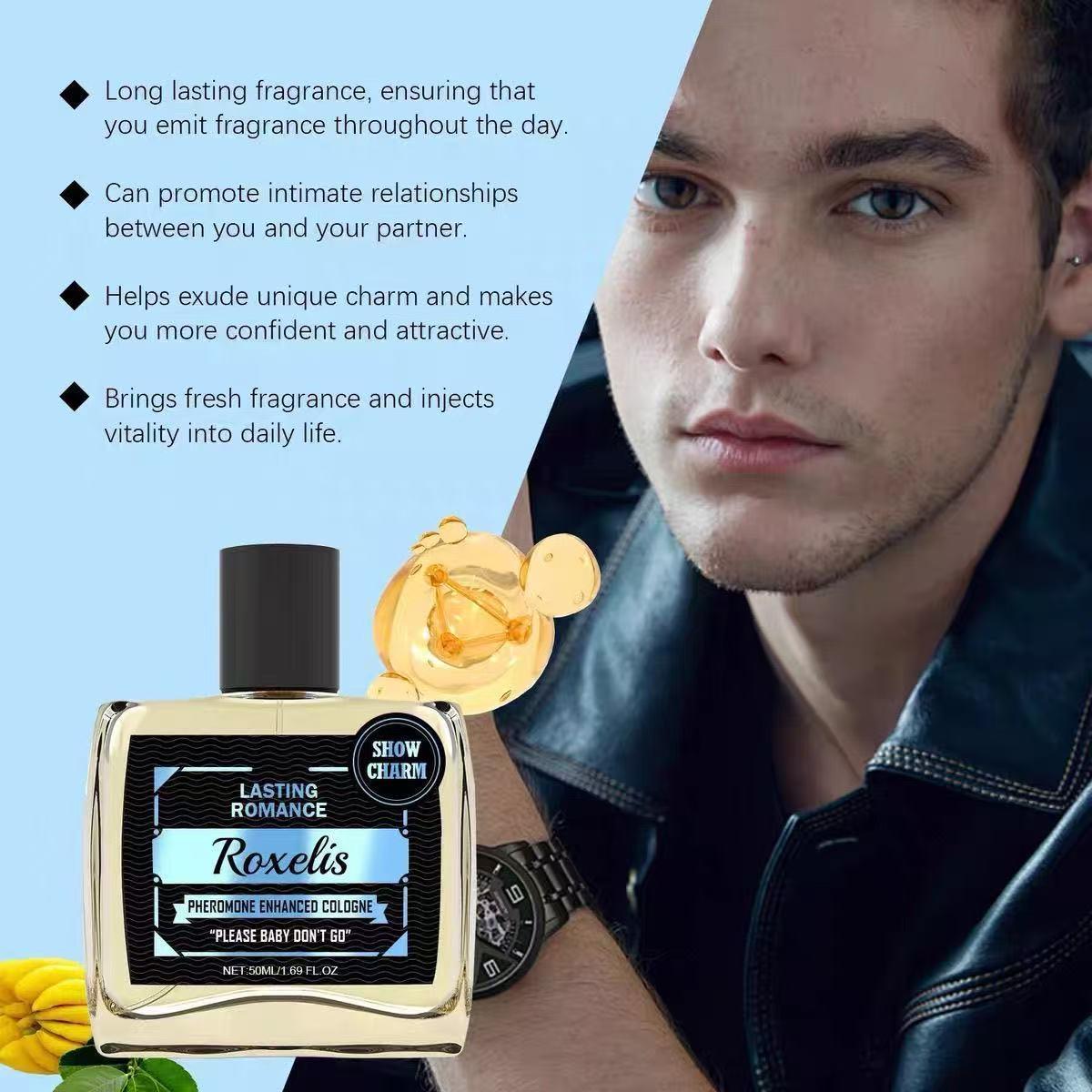 Top Helos Men's Hormone Enhancement Perfume, Long-lasting Fragrance, Natural Herbal Formula, Awakening Instinct,Self-pickup Only