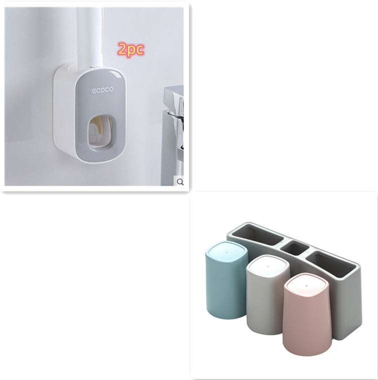 Dispensador automático de pasta de dientes de pared para baño