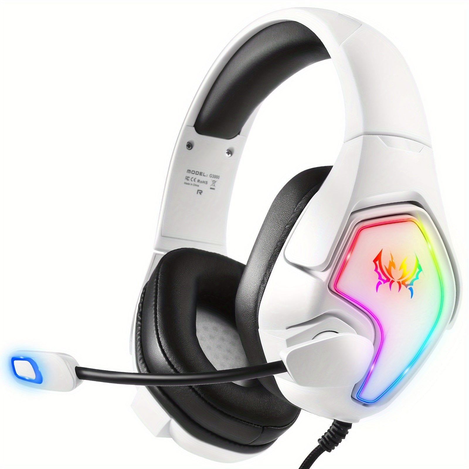 Auriculares estéreo para juegos NNETM para PS4, PS5, Xbox RGB 7.1