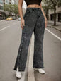 Retro Mid-waist Stretch Flared Jeans For Women