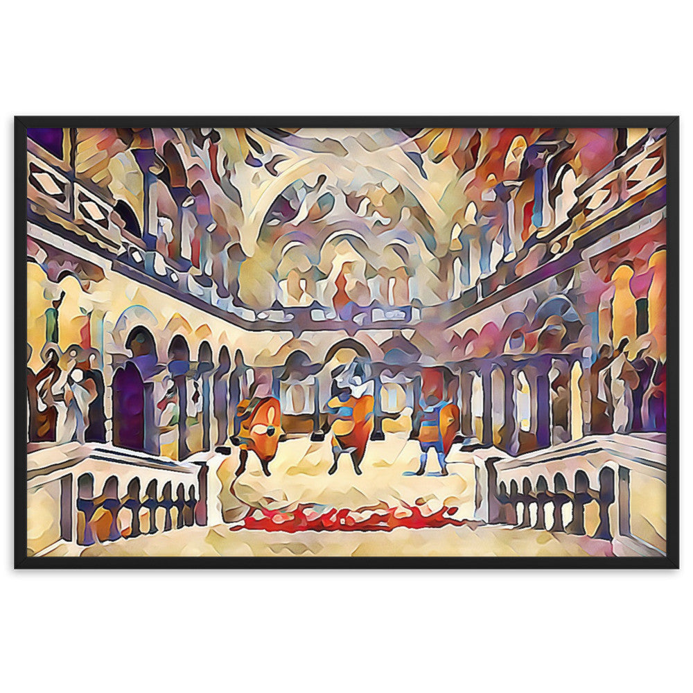 Póster enmarcado superior BYZANTIUM V2