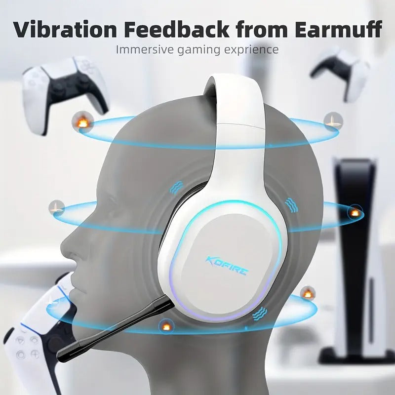 Auriculares inalámbricos para juegos NNETM Pro con micrófono desmontable