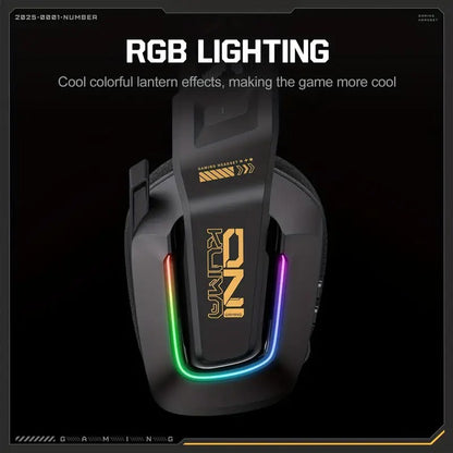 NNETM Wireless Gaming Headset GT828 with RGB & Mic