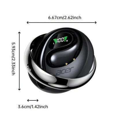 NNETM Wireless Earbuds with Noise Cancelling and Mic