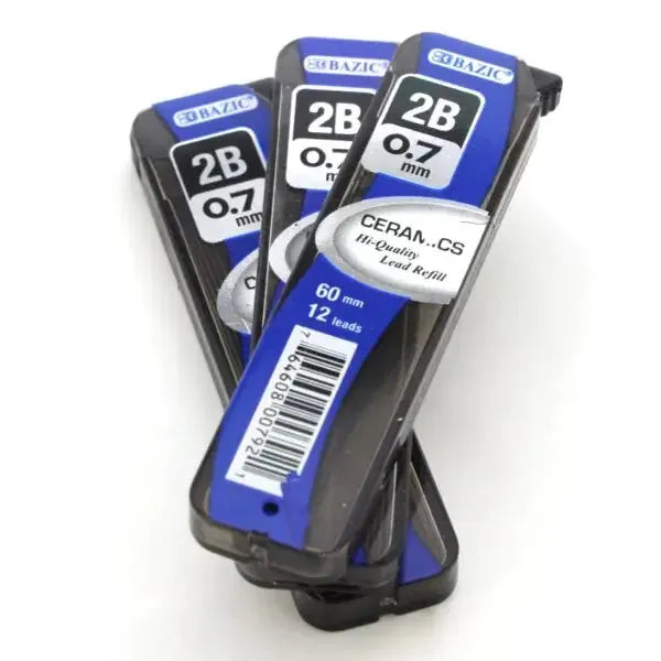 Minas de cerámica para portaminas de alta calidad, 0,7 mm, 12 unidades (paquete de 3)