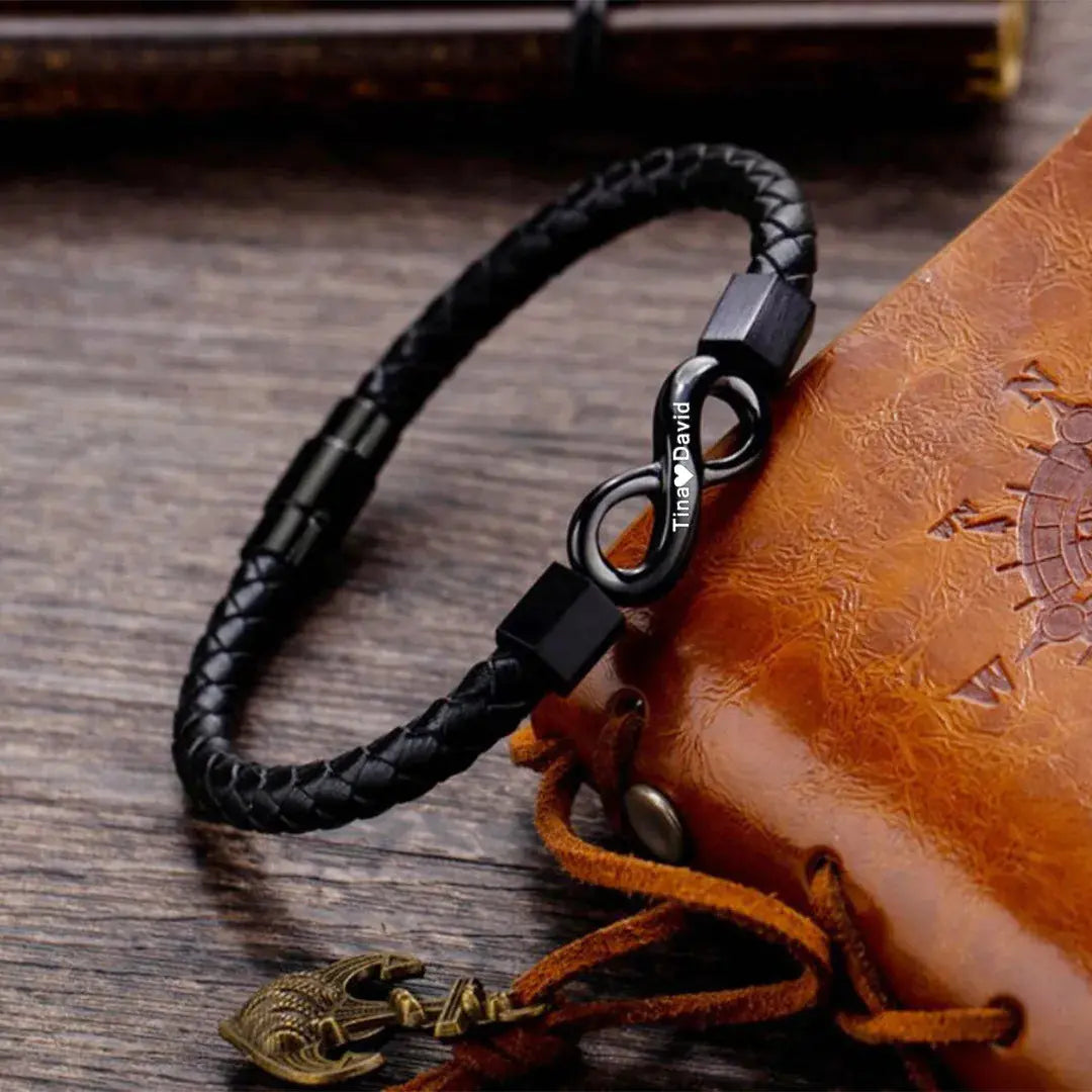 Pulsera sencilla de moda retro para hombre