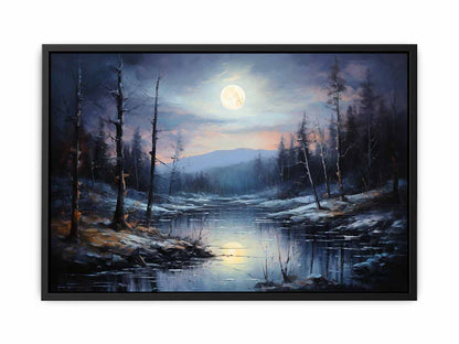 Moonlight landscape Painting for bedroom