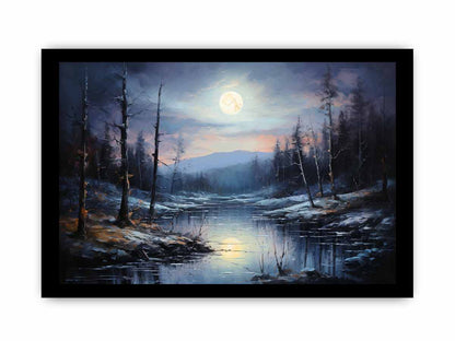 Moonlight landscape Painting for bedroom