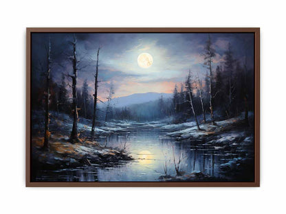 Moonlight landscape Painting for bedroom