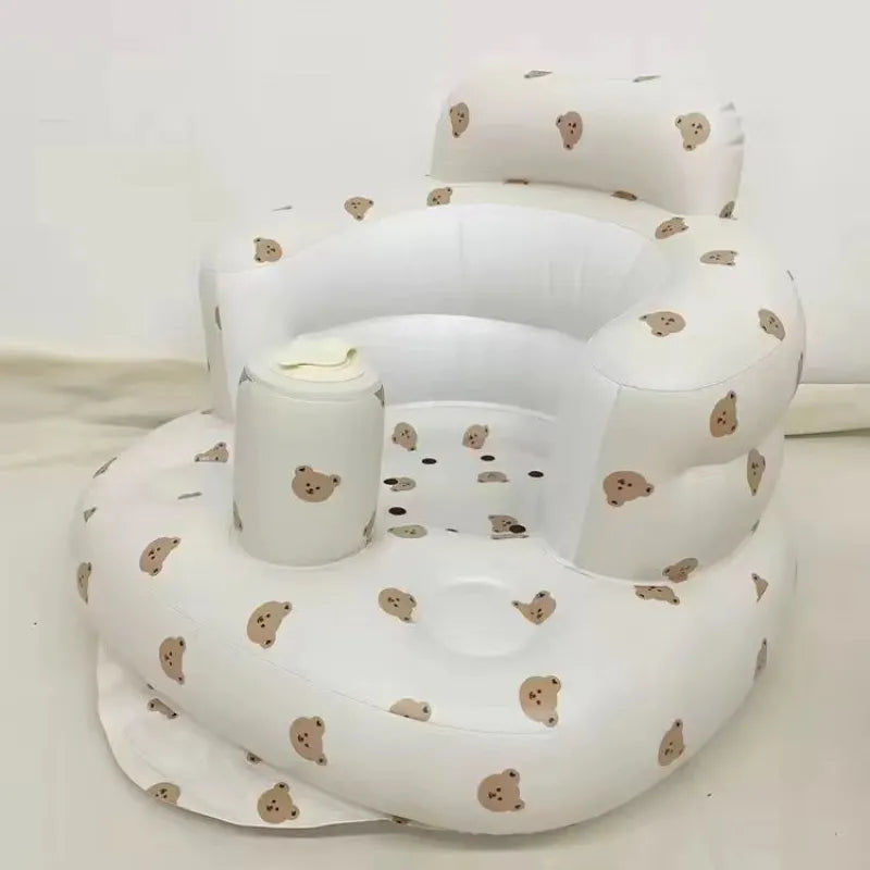 Silla inflable para bebé para comer y bañarse