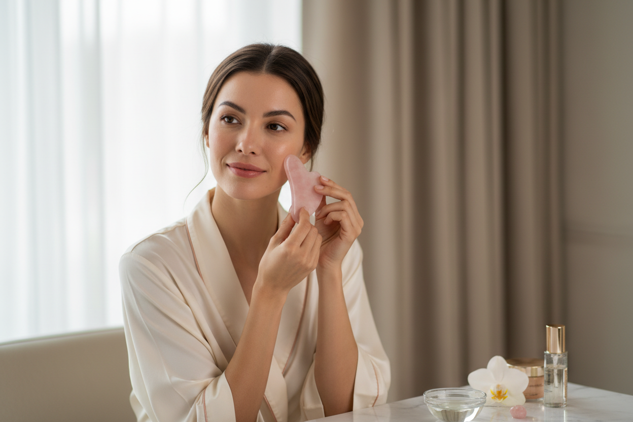 That’s nice but can you add like a woman like scraping her face like make it super nice 