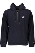 SUDADERA AZUL CON CREMALLERA TOMMY HILFIGER PARA HOMBRE