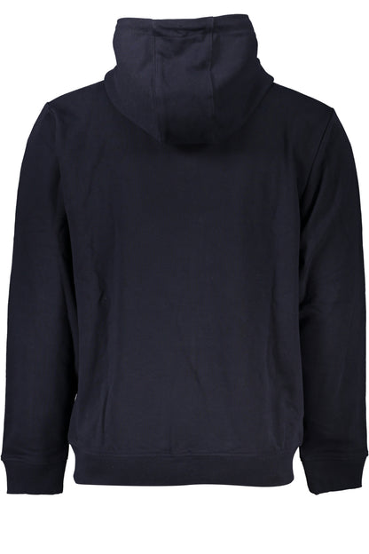 TOMMY HILFIGER MEN'S BLUE ZIP SWEATSHIRT