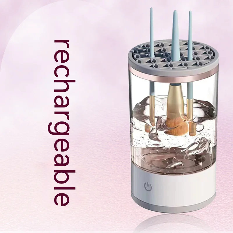 Limpiador de brochas de maquillaje